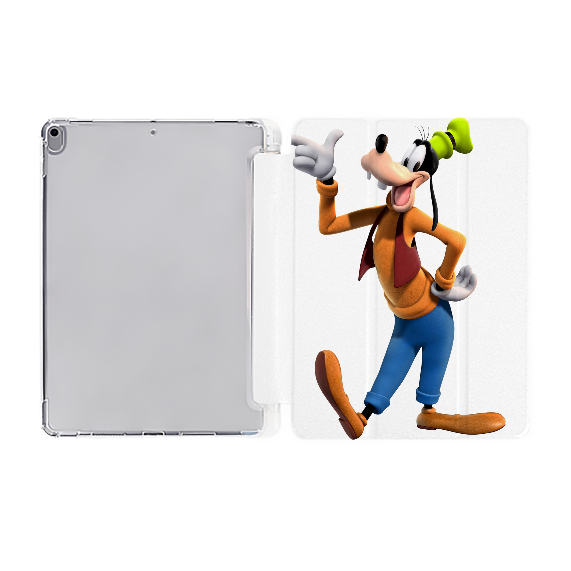 （画像用） ミッキーマウス Mickey Mouse IPad ケース ペン収納付き 三つ折りスタンド PUレザー×シリコン 対応機種9.5/10.5/10.9インチ